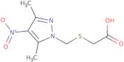 2-{[(3,5-Dimethyl-4-nitro-1H-pyrazol-1-yl)methyl]sulfanyl}acetic acid