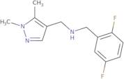 [(2,5-Difluorophenyl)methyl][(1,5-dimethyl-1H-pyrazol-4-yl)methyl]amine