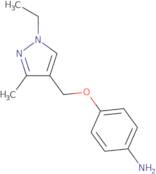 4-[(1-Ethyl-3-methyl-1H-pyrazol-4-yl)methoxy]aniline