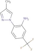 2-(4-Methyl-1H-pyrazol-1-yl)-5-(trifluoromethyl)aniline