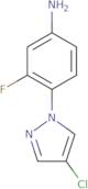 4-(4-Chloro-1H-pyrazol-1-yl)-3-fluoroaniline