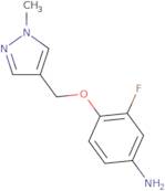 3-Fluoro-4-[(1-methyl-1H-pyrazol-4-yl)methoxy]aniline