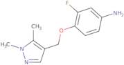 4-[(1,5-Dimethyl-1H-pyrazol-4-yl)methoxy]-3-fluoroaniline