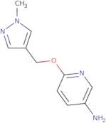 6-[(1-Methyl-1H-pyrazol-4-yl)methoxy]pyridin-3-amine