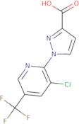 1-[3-Chloro-5-(trifluoromethyl)pyridin-2-yl]-1H-pyrazole-3-carboxylic acid