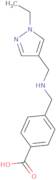 4-({[(1-Ethyl-1H-pyrazol-4-yl)methyl]amino}methyl)benzoic acid