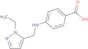 4-{[(1-Ethyl-1H-pyrazol-5-yl)methyl]amino}benzoic acid