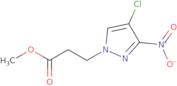 Methyl 3-(4-chloro-3-nitro-1H-pyrazol-1-yl)propanoate