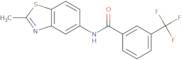 N-(2-Methyl-1,3-benzothiazol-5-yl)-3-(trifluoromethyl)benzamide