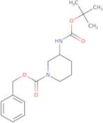 Benzyl 3-(tert-butoxycarbonylamino)-piperidine-1-carboxylate