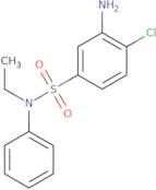 3-Amino-4-chloro-N-ethyl-N-phenylbenzene-1-sulfonamide