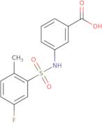 3-(5-Fluoro-2-methylbenzenesulfonamido)benzoic acid