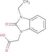 2-(3-Ethyl-2-oxo-2,3-dihydro-1H-1,3-benzodiazol-1-yl)acetic acid