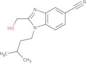 2-(Hydroxymethyl)-1-isopentyl-1H-benzo[D]imidazole-5-carbonitrile