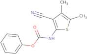 Phenyl N-(3-cyano-4,5-dimethylthiophen-2-yl)carbamate