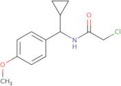 2-Chloro-N-[cyclopropyl(4-methoxyphenyl)methyl]acetamide