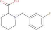 1-[(3-Fluorophenyl)methyl]piperidine-2-carboxylic acid