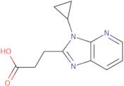 3-(3-Cyclopropyl-3H-imidazo[4,5-b]pyridin-2-yl)propanoic acid