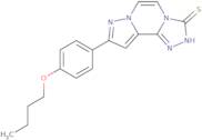 9-(4-Butoxyphenyl)pyrazolo[1,5-a][1,2,4]-triazolo[3,4-c]pyrazine-3(2H)-thione