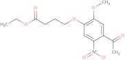 Ethyl 4-(4-acetyl-2-methoxy-5-nitrophenoxy)butanoate