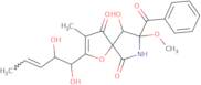 (5S,8S)-8-Benzoyl-2-(1,2-dihydroxypent-3-enyl)-9-hydroxy-8-methoxy-3-methyl-1-oxa-7-azaspiro[4.4]non-2-ene-4,6-dione