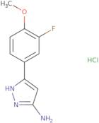 3-(3-Fluoro-4-methoxyphenyl)-1H-pyrazol-5-ylamine hydrochloride