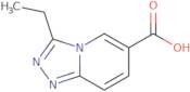 3-Ethyl-[1,2,4]triazolo[4,3-a]pyridine-6-carboxylic acid