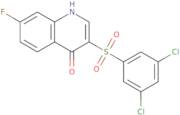 3-[(3,5-Dichlorophenyl)sulfonyl]-7-fluoroquinolin-4(1H)-one