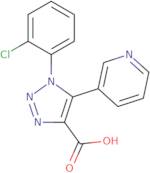 1-(2-Chlorophenyl)-5-(pyridin-3-yl)-1H-1,2,3-triazole-4-carboxylic acid