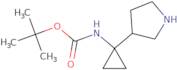 tert-Butyl N-{1-[(3R)-pyrrolidin-3-yl]cyclopropyl}carbamate