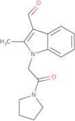 2-Methyl-1-(2-oxo-2-pyrrolidin-1-yl-ethyl)-1H-indole-3-carbaldehyde