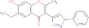 6-Ethyl-7-hydroxy-2-methyl-3-(1-phenyl-1H-pyrazol-4-yl)-chromen-4-one