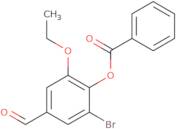 2-Bromo-6-ethoxy-4-formylphenyl benzoate