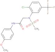 2-{N-[2-Chloro-5-(trifluoromethyl)phenyl]methanesulfonamido}-N-(4-methoxyphenyl)acetamide