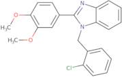 1-(2-Chlorobenzyl)-2-(3,4-dimethoxyphenyl)-1H-benzimidazole