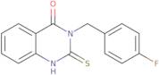 3-[(4-Fluorophenyl)methyl]-2-sulfanyl-3,4-dihydroquinazolin-4-one