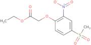 Ethyl 2-(4-methanesulfonyl-2-nitrophenoxy)acetate