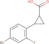 2-(4-Bromo-2-fluorophenyl)cyclopropane-1-carboxylic acid