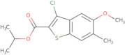 Isopropyl 3-chloro-5-methoxy-6-methylbenzo[b]thiophene-2-carboxylate