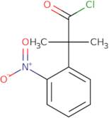 2-Methyl-2-(2-nitrophenyl)propanoyl chloride