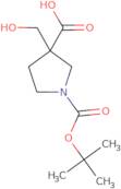 1-[(tert-Butoxy)carbonyl]-3-(hydroxymethyl)pyrrolidine-3-carboxylic acid