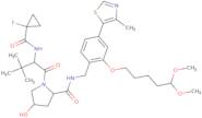 (2S,4R)-N-({2-[(5,5-Dimethoxypentyl)oxy]-4-(4-methyl-1,3-thiazol-5-yl)phenyl}methyl)-1-[(2S)-2-[(1-fluorocyclopropyl)formamido]-3,3- dimethylbutanoyl]-4-hydroxypyrrolidine-2-carboxamide