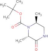 tert-Butyl (2S,6S)-2,6-dimethyl-3-oxo-piperazine-1-carboxylate