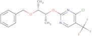 2-[(1R,2R)-2-Benzyloxy-1-methyl-propoxy]-4-chloro-5-(trifluoromethyl)pyrimidine