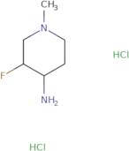 (3R,4S)-3-Fluoro-1-methylpiperidin-4-amine dihydrochloride