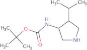 tert-Butyl ((3R,4S)-4-isopropylpyrrolidin-3-yl)carbamate