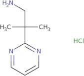 2-Methyl-2-pyrimidin-2-yl-propan-1-amine hydrochloride