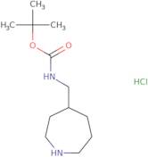 tert-Butyl N-(azepan-4-ylmethyl)carbamate hydrochloride
