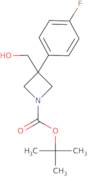 tert-Butyl 3-(4-fluorophenyl)-3-(hydroxymethyl)azetidine-1-carboxylate