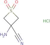 3-Amino-1,1-dioxo-thietane-3-carbonitrile hydrochloride